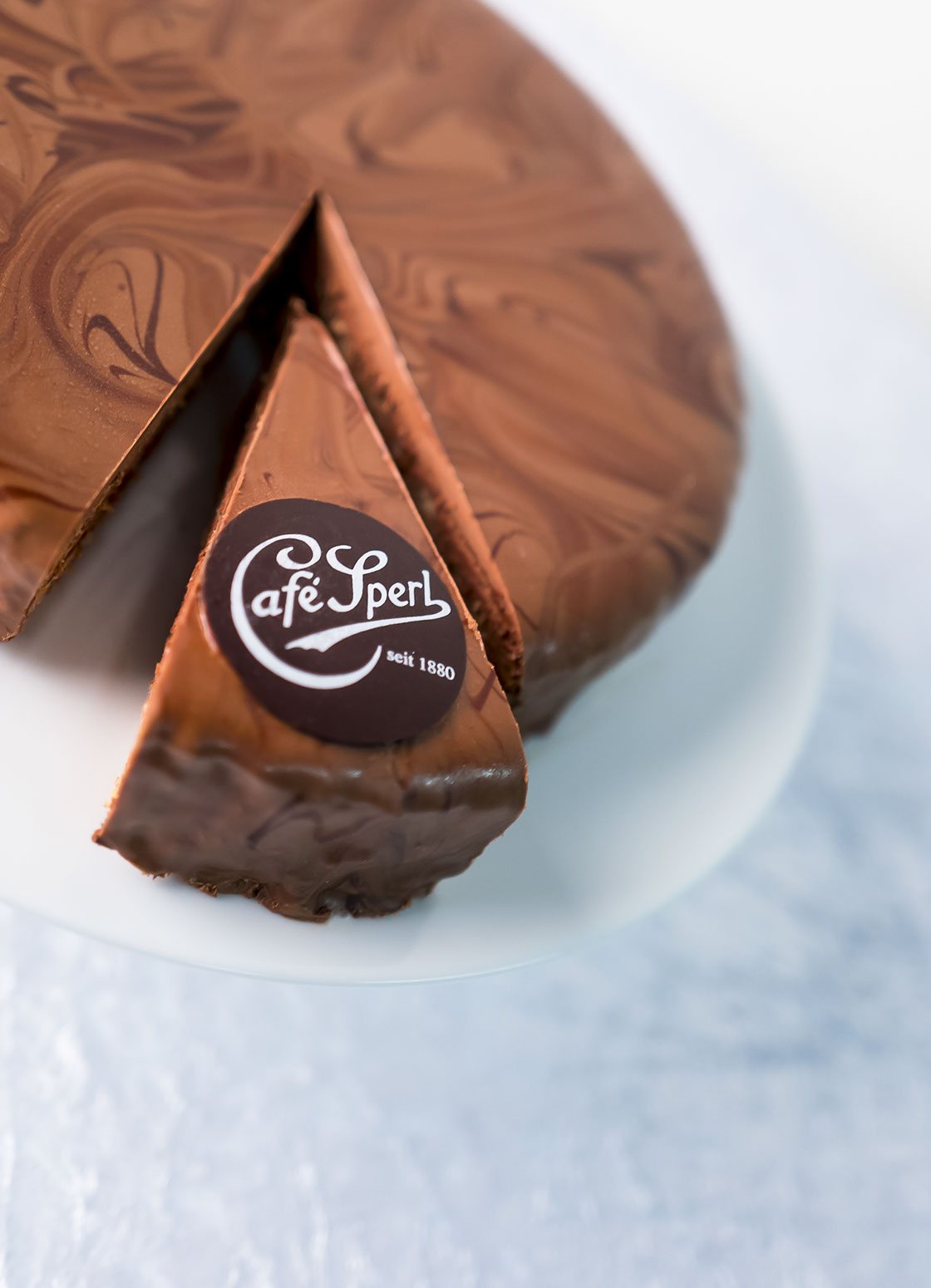 Sperl-Torte angeschnitten